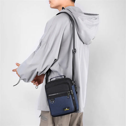 Man Waterproof Nylon Crossbody Bags Travel Luxury Tote Handbag Messenger Bag Male Satchel Pack Shoulder Bag