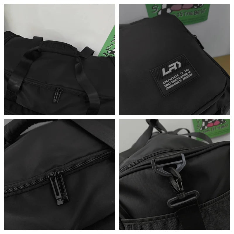 Man Waterproof Nylon Outdoors Backpack Male Large-capacity Leisure Travel Rucksack Versatile Shoulder Bag Student Luggage Bag