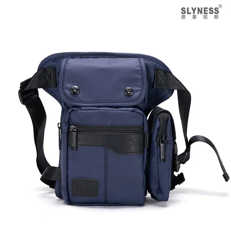 Man belt pouch waist pack quality canvas Waterproof design casual waist bag military leg bag motorcycle thigh pocket