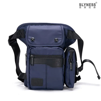 Man belt pouch waist pack quality canvas Waterproof design casual waist bag military leg bag motorcycle thigh pocket