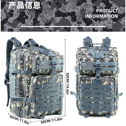 Man‘s Backpack Trekking Camping Camouflage Bags Rucksacks 45/25L Large Capacity Waterproof Hunting Back Pack Sport Fishing Bag