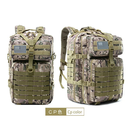 Man‘s Backpack Trekking Camping Camouflage Bags Rucksacks 45/25L Large Capacity Waterproof Hunting Back Pack Sport Fishing Bag