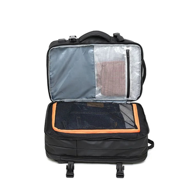 Man's Business Backpack High-Quality Notebook Backbag USB Charging Laptop Bag Waterproof Daypacks Mochila Luxury Young Rucksack