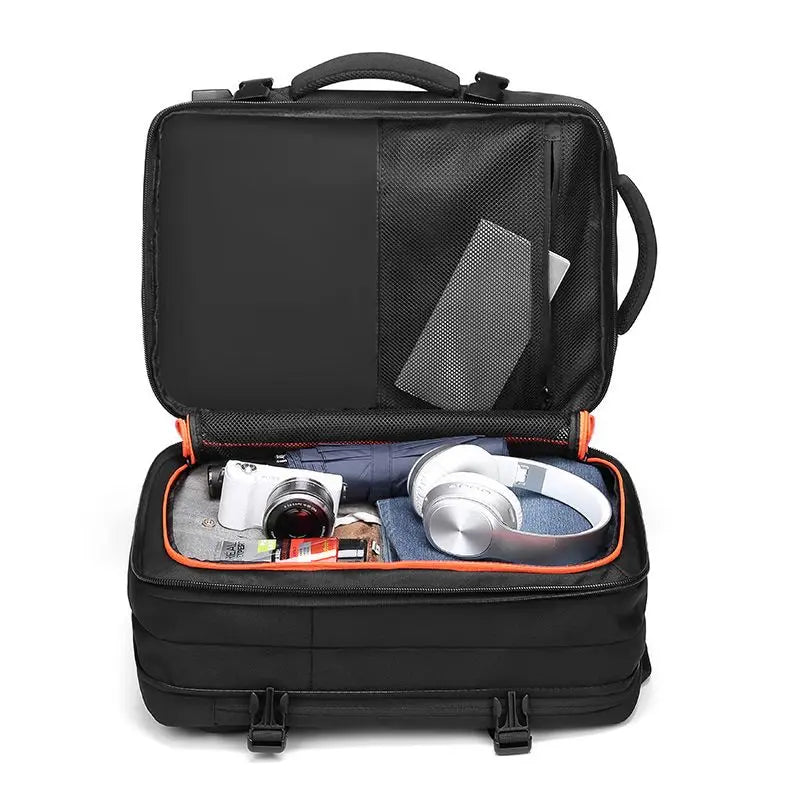 Man's Business Backpack High-Quality Notebook Backbag USB Charging Laptop Bag Waterproof Daypacks Mochila Luxury Young Rucksack