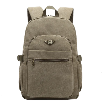 Man's Canvas Backpack Travel Schoolbag Male Backpack Men Large Capacity Rucksack Shoulder School Bag Mochila Escolar