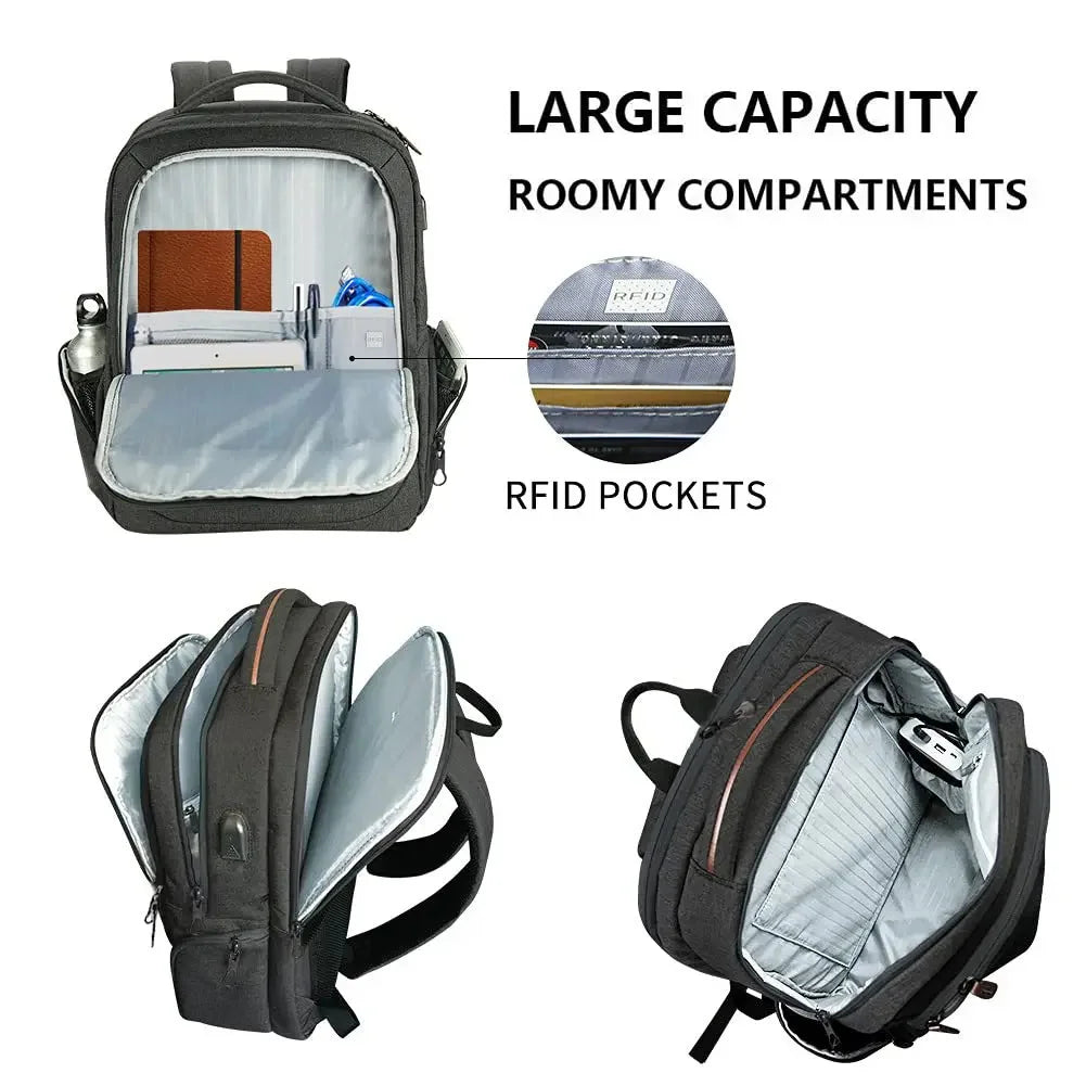 Man's Multifunction Laptop Computer For Men Waterproof Notebook USB Charging Bag Quality Large Capacity Travel Backpack