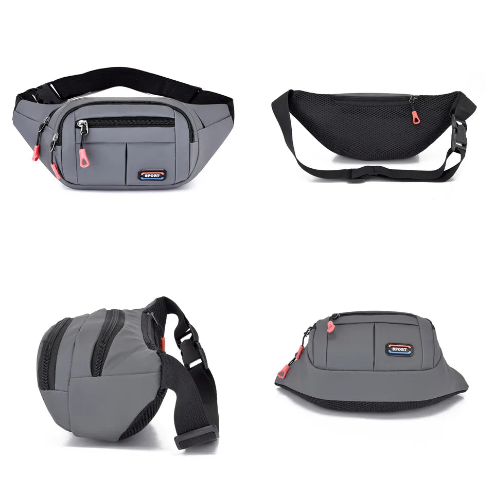 Man's Oxford Chest Bag Man Casual Fashion Male Chest Pack High Quality Casual Waist Pack