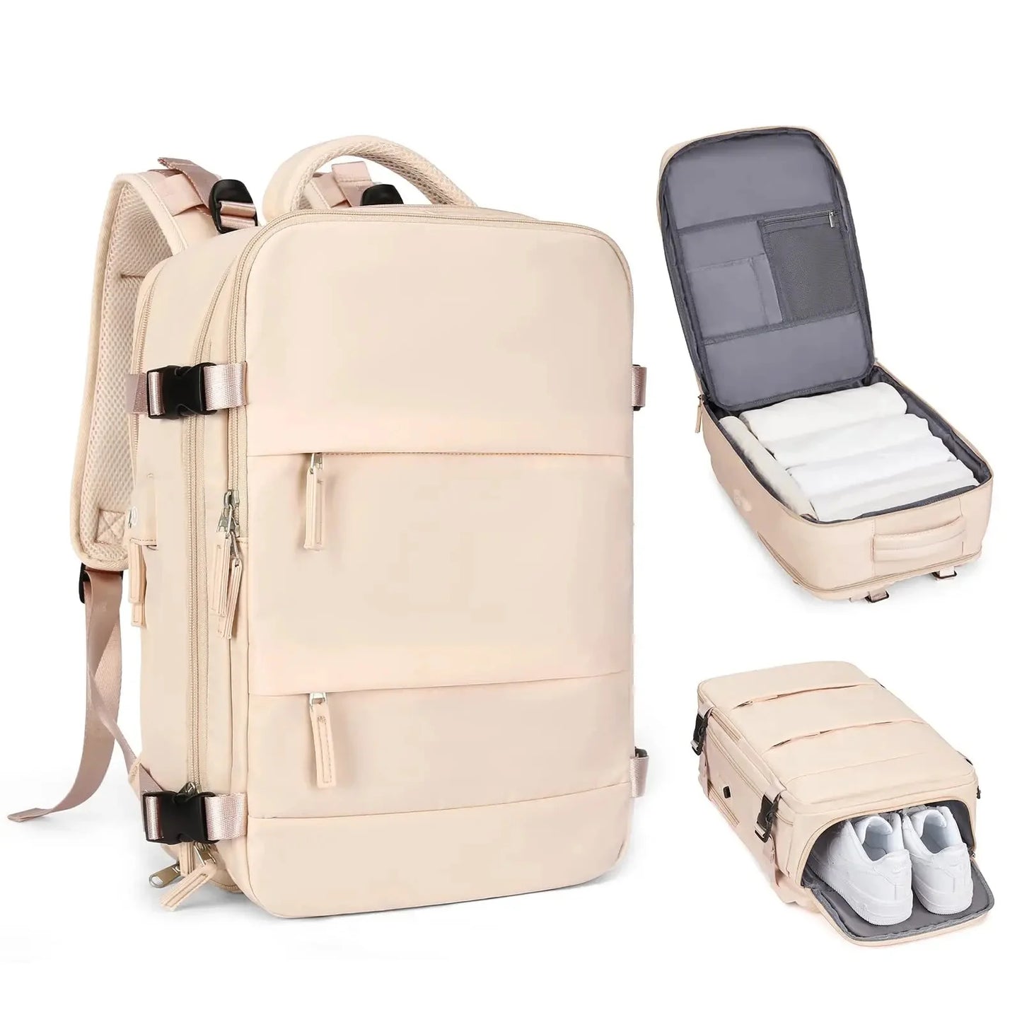 Man's Travel Backpack Plane Large Multifunction Luggage Lightweight Waterproof Girls Gym Bag Laptop Business Carry On Bagpacks