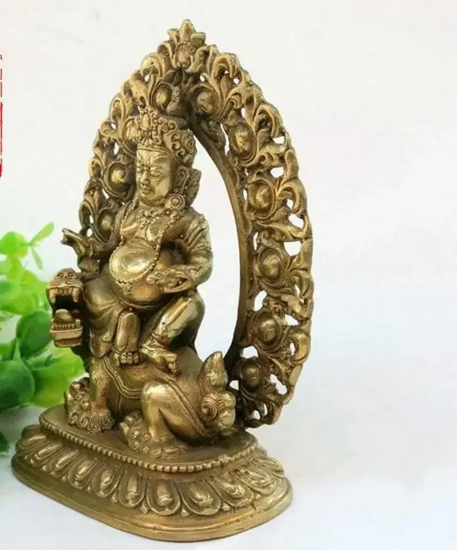 Manjusri   Buddha mounts copper bronze ornaments