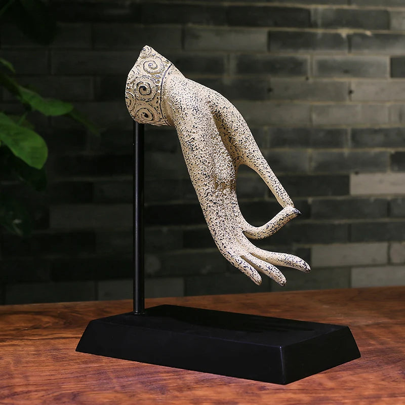 Manual craft Antique art decoration Buddhist mood buddha hand Home Decorations