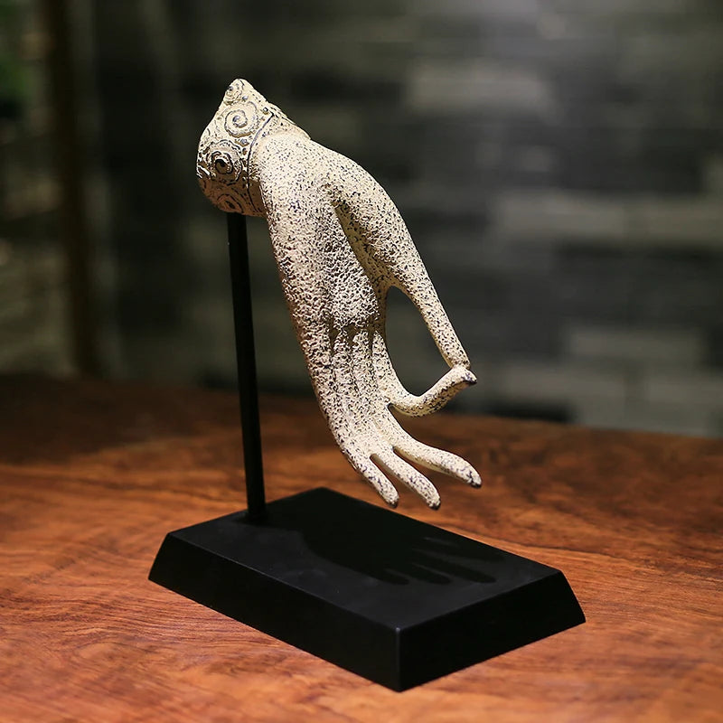 Manual craft Antique art decoration Buddhist mood buddha hand Home Decorations