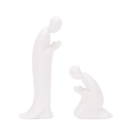 Manufacturers Selling Chinese White Porcelain, Little Monk, Zen Prayer, Buddha Statue, Chinese Decoration, Desktop Sculptur