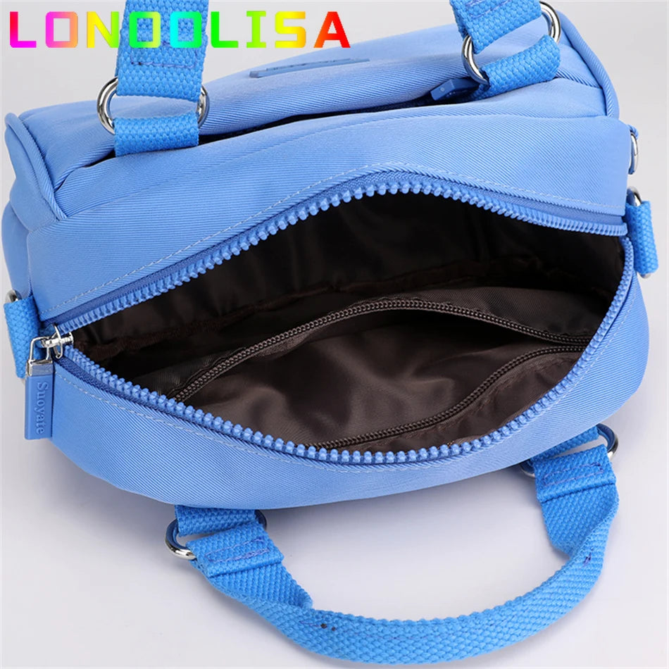 Many Colors Women's Nylon Handbags and Purses Luxury Designer Shoulder Messenger Bag High Quality Casual Shopper Crossbody Sac