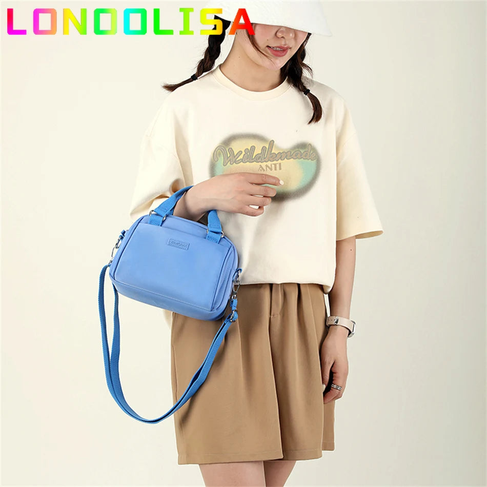 Many Colors Women's Nylon Handbags and Purses Luxury Designer Shoulder Messenger Bag High Quality Casual Shopper Crossbody Sac