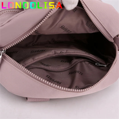 Many Pockets Casual Tote Women Shoulder Waterproof Handbag Travel Crossbody Messenger Sac Large Capacity Hand Bag for Lady 2022