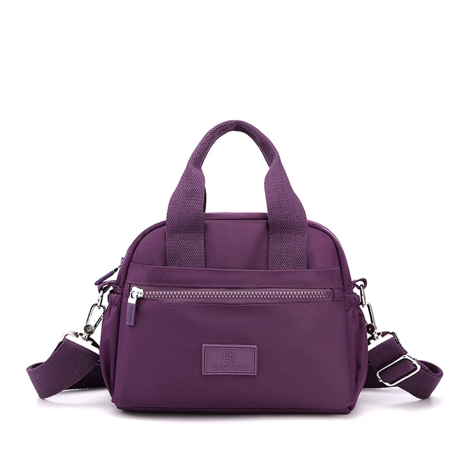 Many Pockets Casual Tote Women Shoulder Waterproof Handbag Travel Crossbody Messenger Sac Large Capacity Hand Bag for Lady 2022
