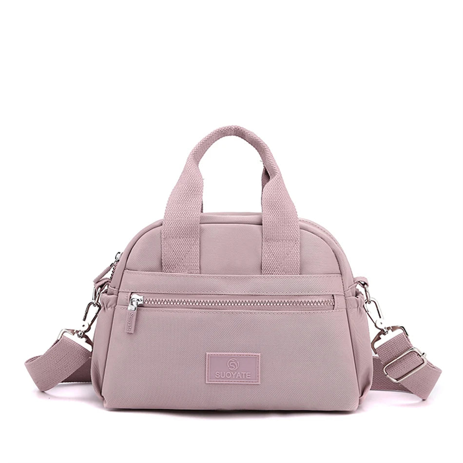 Many Pockets Casual Tote Women Shoulder Waterproof Handbag Travel Crossbody Messenger Sac Large Capacity Hand Bag for Lady 2022