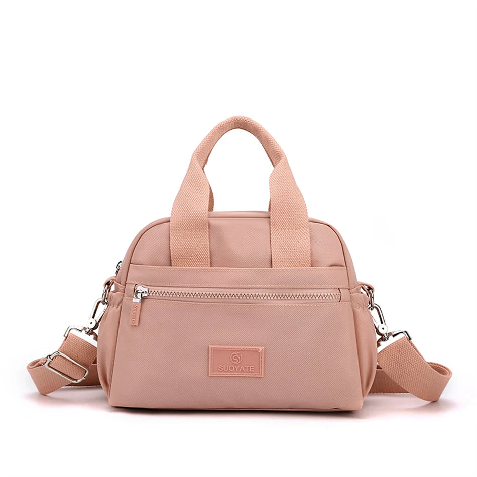 Many Pockets Casual Tote Women Shoulder Waterproof Handbag Travel Crossbody Messenger Sac Large Capacity Hand Bag for Lady 2022