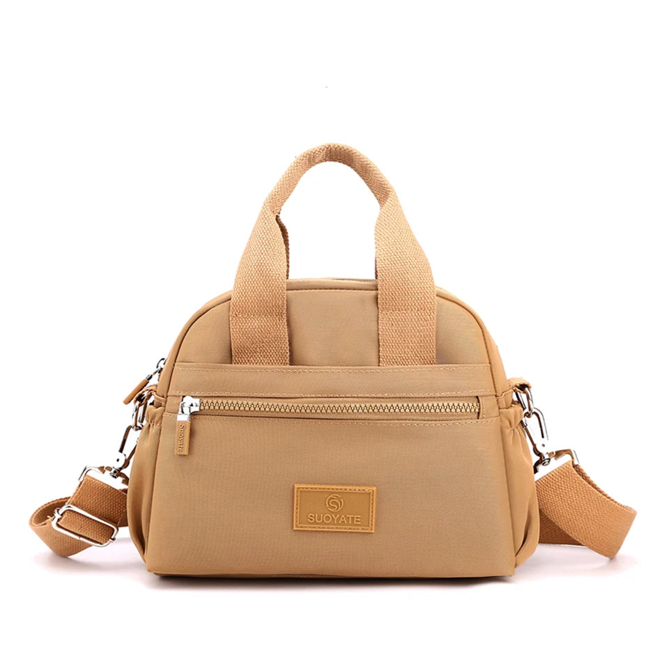 Many Pockets Casual Tote Women Shoulder Waterproof Handbag Travel Crossbody Messenger Sac Large Capacity Hand Bag for Lady 2022