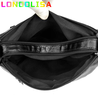 Many Pockets Sac A Main Women's Messenger Bag Summer Style Fashion Shoulder Sac 2022 Super Soft Leather Crossbody Bags for Women