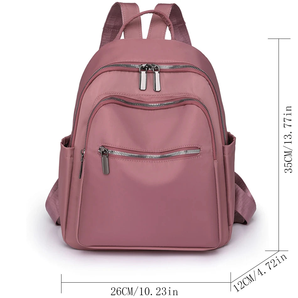 Many Pockets Women's Quality Back Pack Female Anti-theft Backpack School Bags for Teenagers Girl Large Nylon Rucksacks Mochilas