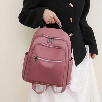 Many Pockets Women's Quality Back Pack Female Anti-theft Backpack School Bags for Teenagers Girl Large Nylon Rucksacks Mochilas