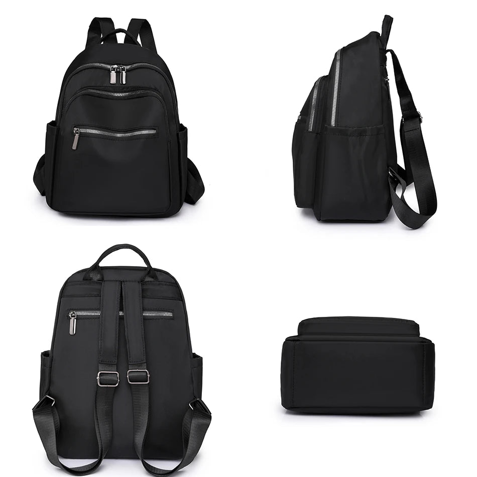 Many Pockets Women's Quality Back Pack Female Anti-theft Backpack School Bags for Teenagers Girl Large Nylon Rucksacks Mochilas