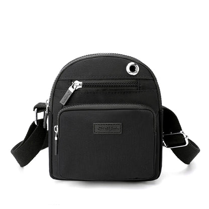 Many Pockets Women's Shoulder Bag Waterproof Nylon Handbag Travel Crossbody Sac Large Capacity Top-handle Bags for Ladies 2022