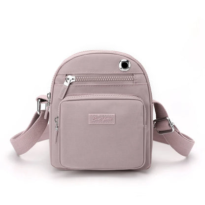 Many Pockets Women's Shoulder Bag Waterproof Nylon Handbag Travel Crossbody Sac Large Capacity Top-handle Bags for Ladies 2022