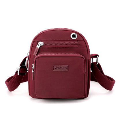 Many Pockets Women's Shoulder Bag Waterproof Nylon Handbag Travel Crossbody Sac Large Capacity Top-handle Bags for Ladies 2022