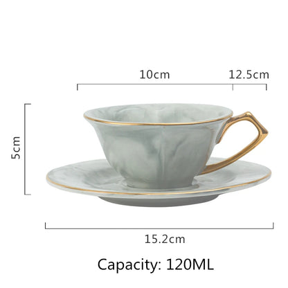 Marble Coffee Cup Heart Shaped Ceramic Milk Cup Sauce Nordic Style Morning Tea Cups Breakfast Porcelain Cup Drop Shipping