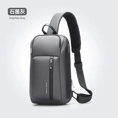 Mark Ryden 11 Handbag Trendy Waterproof Materials Men Chest Bag with Large Capacity Fashion Multi-Pockets Slim bag for male