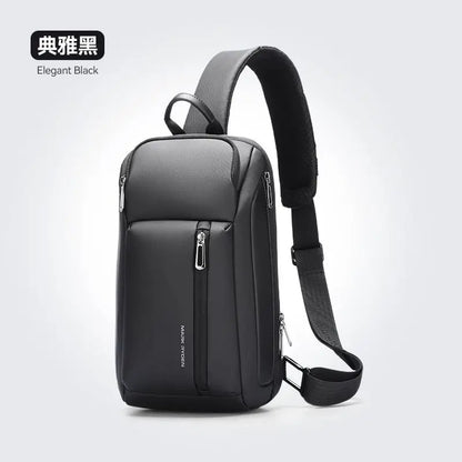 Mark Ryden 11 Handbag Trendy Waterproof Materials Men Chest Bag with Large Capacity Fashion Multi-Pockets Slim bag for male