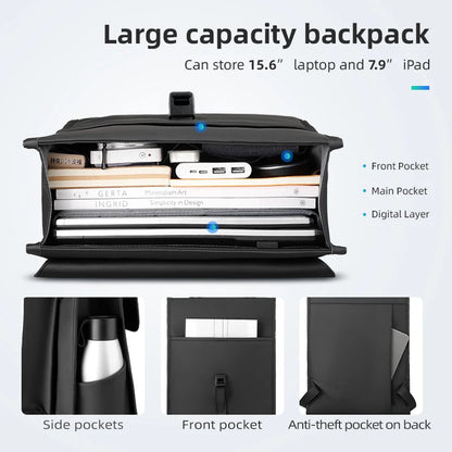 Mark Ryden 15.6" Laptop Backpack Men Waterproof Large Capacity Anti-theft Backpacks Male Casual Business Travel Bag School Bags