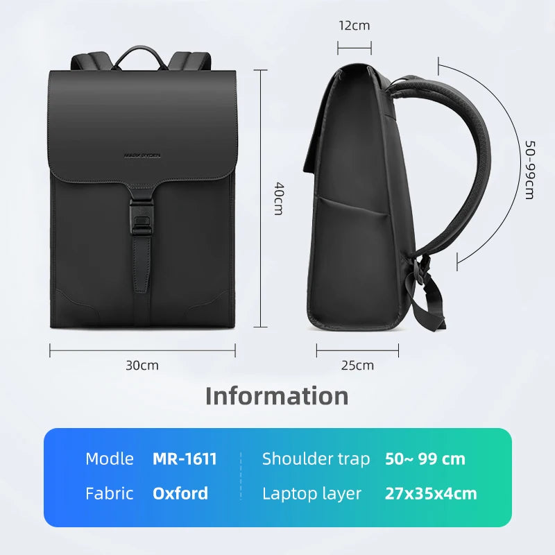 Mark Ryden 15.6" Laptop Backpack Men Waterproof Large Capacity Anti-theft Backpacks Male Casual Business Travel Bag School Bags
