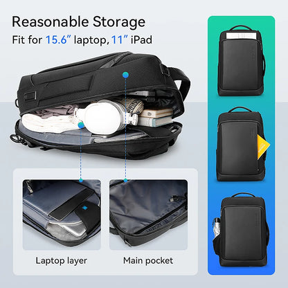Mark Ryden 15.6-inch Laptop Backpack Large-capacity Business Backpack Multifunctional Waterproof USB Charging Interface
