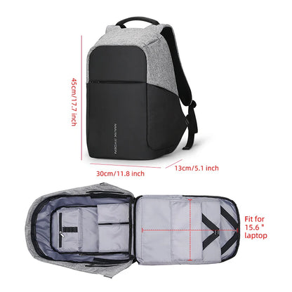 Mark Ryden 15inch Laptop Backpacks For Teenager Multifunction USB charging Men Fashion Male Mochila Travel backpack anti thief