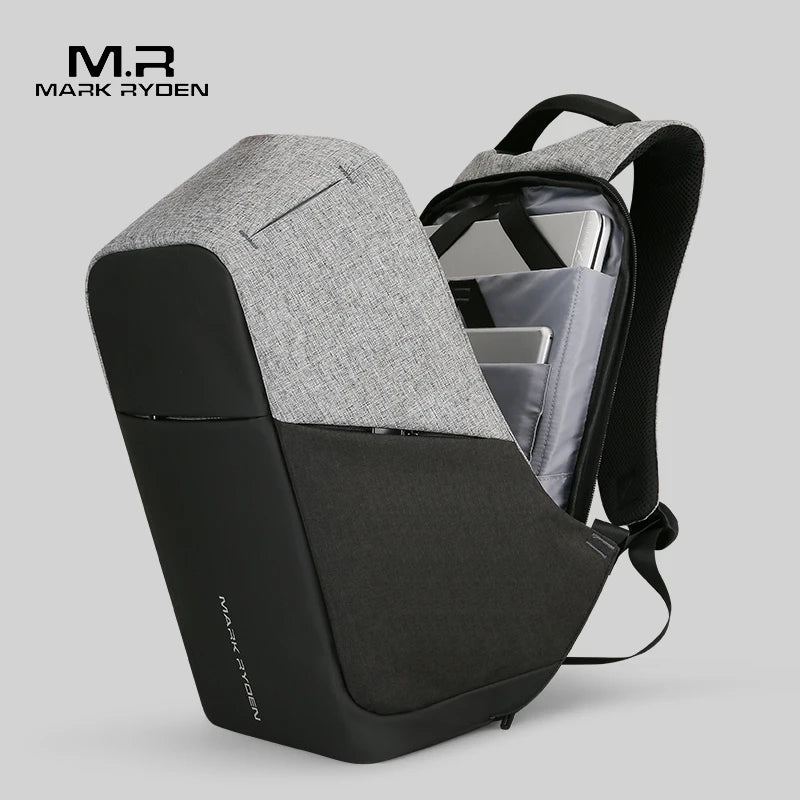 Mark Ryden 15inch Laptop Backpacks For Teenager Multifunction USB charging Men Fashion Male Mochila Travel backpack anti thief