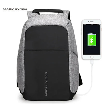 Mark Ryden 15inch Laptop Backpacks For Teenager Multifunction USB charging Men Fashion Male Mochila Travel backpack anti thief