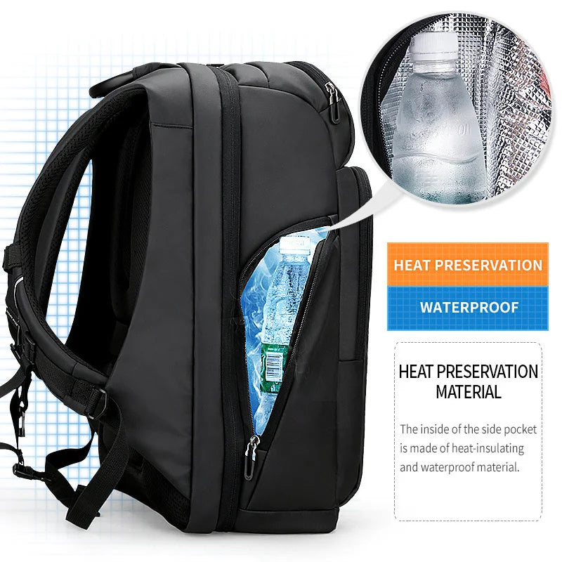 Mark Ryden 17 Inch Laptop Bag Men Backpack Multifunction USB Charging  Large Capacity Waterproof Travel Bags For Men