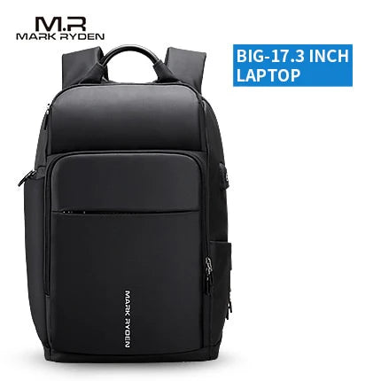 Mark Ryden 17 Inch Laptop BagMen Backpack Multifunction USB Charging  Large Capacity Waterproof Travel Bags For Men