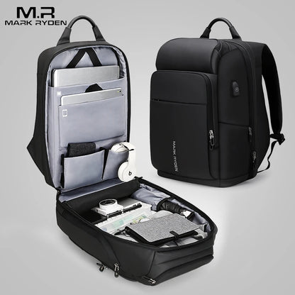 Mark Ryden 17 Inch Laptop BagMen Backpack Multifunction USB Charging  Large Capacity Waterproof Travel Bags For Men