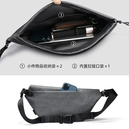 Mark Ryden Anti-theft Bagpack Men Sling Shoulder Bag Waterproof Travel Small Chest Bag Slim Purse Crossbody Bag Casual Daypacks