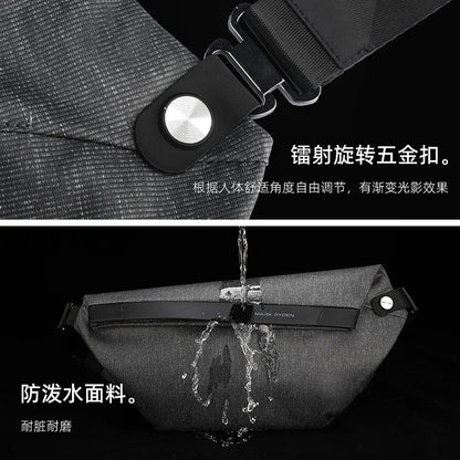 Mark Ryden Anti-theft Bagpack Men Sling Shoulder Bag Waterproof Travel Small Chest Bag Slim Purse Crossbody Bag Casual Daypacks