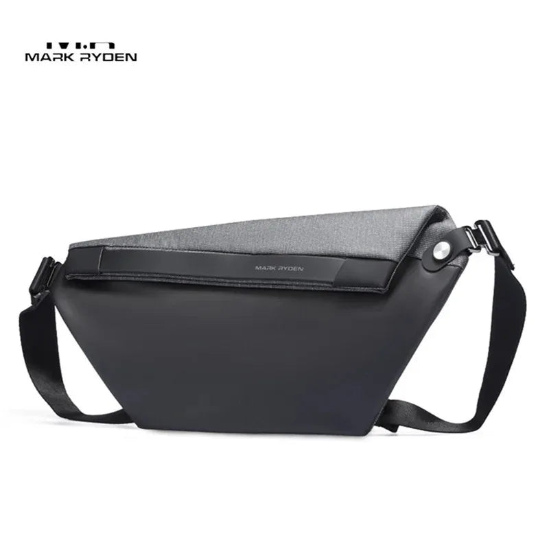 Mark Ryden Anti-theft Bagpack Men Sling Shoulder Bag Waterproof Travel Small Chest Bag Slim Purse Crossbody Bag Casual Daypacks