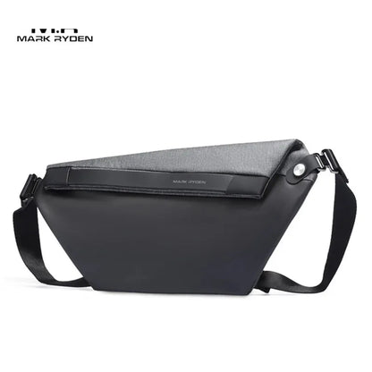 Mark Ryden Anti-theft Bagpack Men Sling Shoulder Bag Waterproof Travel Small Chest Bag Slim Purse Crossbody Bag Casual Daypacks