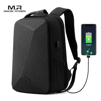 Mark Ryden  Anti-thief TSA Lock Men Backpack Waterproof  15.6 inch Laptop Bag Man Travel Bag with Raincoat