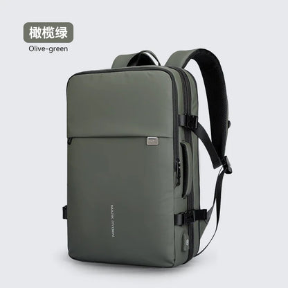 Mark Ryden Backpack Fit 17 Inch Laptop USB Charging Multi-layer Space Travel Bag Business Male Anti-Theft Mochila