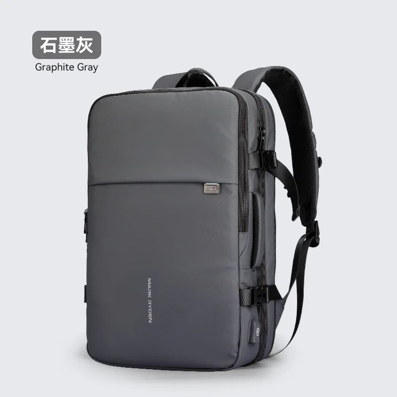 Mark Ryden Backpack Fit 17 Inch Laptop USB Charging Multi-layer Space Travel Bag Business Male Anti-Theft Mochila