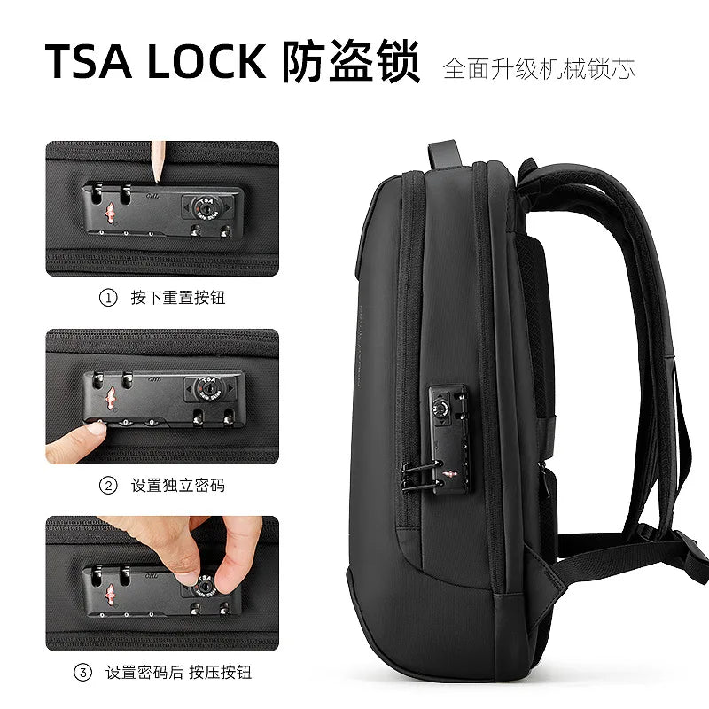 Mark Ryden Backpack For Men Fit 15.6 inch Laptop Backpack Multifunctional Anti Thief Backpack Waterproof Bags USB Charging New